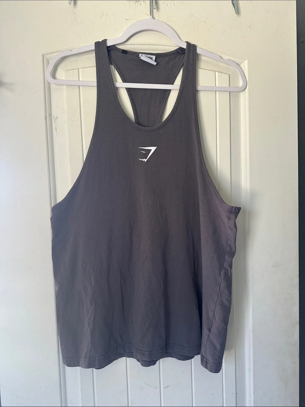 Gymshark Slate Grey Racerback Stringer Tank Top - Picture 1 of 4